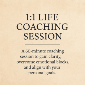 1:1 Life Coaching Session (Personal Development Track)